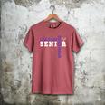 Tennis Senior Night Tennis Senior 2025 Graduation 43 Men's Comfort Colors T-Shirt Crimson