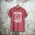 Texas In Memory Of Slaves Juneteenth 1865 June 19 Freedom Men's Comfort Colors T-Shirt Crimson