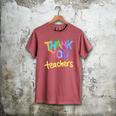 Thank You Teacher Appreciation Graduation Men Women Girls Kids Men's Comfort Colors T-Shirt Crimson