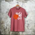 That's My Son Basketball Lovers For Mom Or Dad Men's Comfort Colors T-Shirt Crimson That's My Son Basketball Lovers For Mom Or Dad Men's Comfort Colors T-Shirt Crimson