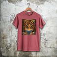History Month Black Afro Girl Women Book Lovers Flower Men's Comfort Colors T-Shirt Crimson