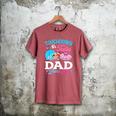 Touchdown Or Tutu Dad Loves You Gender Reveal Family Men's Comfort Colors T-Shirt Crimson