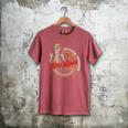 Twin Dad Club Dad Of Twins Skeleton Father's Day Men's Comfort Colors T-Shirt Crimson