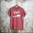 Twin Dad Papa Bear Two Cubs 2 Kids Men's Comfort Colors T-Shirt Crimson Twin Dad Papa Bear Two Cubs 2 Kids Men's Comfort Colors T-Shirt Crimson