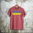 Ukrainian Dido Grandfather Dad Ukraine Flag Distressed Men's Comfort Colors T-Shirt Crimson Ukrainian Dido Grandfather Dad Ukraine Flag Distressed Men's Comfort Colors T-Shirt Crimson