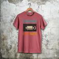 VHS Cassette Tape Retro 80s 90s Nostalgia Men's Comfort Colors T-Shirt Crimson