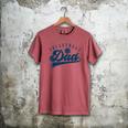 Volleyball Dad Daddy Father's Day Men's Comfort Colors T-Shirt Crimson