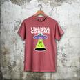 I Wanna Go Home Introvert UFO UAP Flying Saucer Trippy Alien Men's Comfort Colors T-Shirt Crimson I Wanna Go Home Introvert UFO UAP Flying Saucer Trippy Alien Men's Comfort Colors T-Shirt Crimson