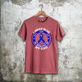 I Wear Blue In Memory Of My Dad Colon Cancer Awareness Men's Comfort Colors T-Shirt Crimson