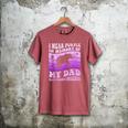 I Wear Purple In Memory Of My Dad Alzheimer's Awareness Day Men's Comfort Colors T-Shirt Crimson