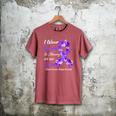 I Wear Purple In Memory Of My Sister Overdose Awareness Men's Comfort Colors T-Shirt Crimson I Wear Purple In Memory Of My Sister Overdose Awareness Men's Comfort Colors T-Shirt Crimson