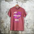 I Wear Purple In Memory For My Wife Dementia Awareness Men's Comfort Colors T-Shirt Crimson