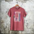 I Wear Teal & Purple In Memory Of My Dad Suicide Prevention Men's Comfort Colors T-Shirt Crimson I Wear Teal & Purple In Memory Of My Dad Suicide Prevention Men's Comfort Colors T-Shirt Crimson