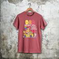 The Wheels On The Bus Dad Birthday Crew Party Toddler Kids Men's Comfort Colors T-Shirt Crimson