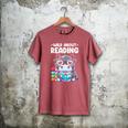 Wild About Reading Book Lover Hippo Men's Comfort Colors T-Shirt Crimson
