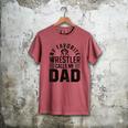 Wrestler Daddy Wrestling Dad Men's Comfort Colors T-Shirt Crimson