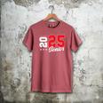 Wrestling Senior Night Wrestling Senior 2025 Graduation 75 Men's Comfort Colors T-Shirt Crimson