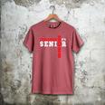 Wrestling Senior Night Wrestling Senior 2026 Graduation 13 Men's Comfort Colors T-Shirt Crimson