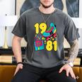 1981 Retro Raised In The 80s Old School Nostalgia Vibes Men's Comfort Colors T-Shirt Pepper 1981 Retro Raised In The 80s Old School Nostalgia Vibes Men's Comfort Colors T-Shirt Pepper
