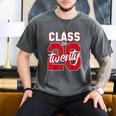 2 Sided Class Of 2026 Senior 2026 Graduation Men's Comfort Colors T-Shirt Pepper