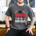 2 Year Old Racing Car Two Fast Birthday 2nd Family Dad Men's Comfort Colors T-Shirt Pepper