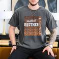 2026 Football Senior Brother Graduation Matching Family Men's Comfort Colors T-Shirt Pepper