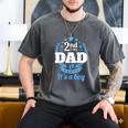2nd Time Dad It's A Boy Dad Again Second Baby Announce Men's Comfort Colors T-Shirt Pepper