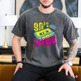 90's Vibe Retro Style Cassette Tape Nostalgia 1990s Party Premium Tri-Blend Men's Comfort Colors T-Shirt Pepper