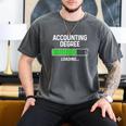 Accounting Degree Loading Shirt Graduation Student Men's Comfort Colors T-Shirt Pepper
