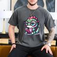 Adorable Book Lover Basilisk With Reading Glasses Cute Men's Comfort Colors T-Shirt Pepper