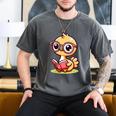Adorable Book Lover Ostrich With Reading Glasses Cute Men's Comfort Colors T-Shirt Pepper Adorable Book Lover Ostrich With Reading Glasses Cute Men's Comfort Colors T-Shirt Pepper