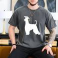 Afghan Hound Graduation Dog Graduate Men Women Kids Men's Comfort Colors T-Shirt Pepper