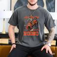 Ain't My First Rodeo Bull Riding Cowboy Dad Rider Boy Men Men's Comfort Colors T-Shirt Pepper