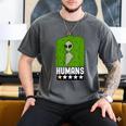 Alien Avoids Humans Sarcastic Introvert Humor Men's Comfort Colors T-Shirt Pepper