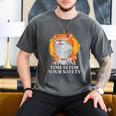My Alone Time Is For Your Safety Coffee Lover Introvert Raglan Baseball Tee Men's Comfort Colors T-Shirt Pepper