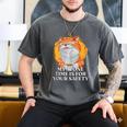My Alone Time Is For Your Safety Coffee Lover Introvert Men's Comfort Colors T-Shirt Pepper