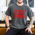 & Red Class Of 2018 Senior Graduation T Shirt Men's Comfort Colors T-Shirt Pepper