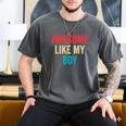 Awesome Like My Boy Mom Dad Men's Comfort Colors T-Shirt Pepper