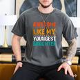 Awesome Like My Youngest Daughter Father’s Day Humor Dad Mom Men's Comfort Colors T-Shirt Pepper
