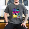 Back To The 90s Nostalgia Cassette Game Console Boombox Men's Comfort Colors T-Shirt Pepper