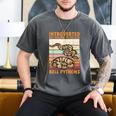 Ball Python Snake Introvert Ball Python Men's Comfort Colors T-Shirt Pepper