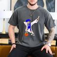 Basketball Dabbing Shirt Senior Graduation Him Her Men's Comfort Colors T-Shirt Pepper