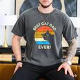 Best Cat Dad Ever Men Men's Comfort Colors T-Shirt Pepper