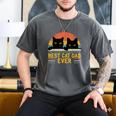 Best Cat Dad Ever Retro Style Cats Lover Men's Comfort Colors T-Shirt Pepper