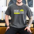 Best Dink'n Dad Ever Pickleball Men's Comfort Colors T-Shirt Pepper