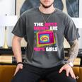 The Best Moms Are 90s Girls 90s Aesthetic Mom Nostalgia Men's Comfort Colors T-Shirt Pepper