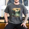 Bigfoot Sasquatch Alien Spaceship UFO Introvert Bruh Men's Comfort Colors T-Shirt Pepper