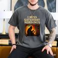 Bigfoot Saturday Morning Nostalgia Men's Comfort Colors T-Shirt Pepper