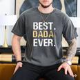 Birthday Fathers Day Christmas For Dada Dada From Granddaughter Grandson Best Dada Men's Comfort Colors T-Shirt Pepper