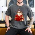 All Booked For Valentine’s Day Reading Teacher Men's Comfort Colors T-Shirt Pepper